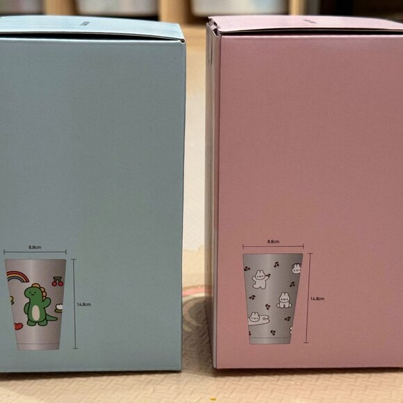 Brand New Adorable Dino & Bunny Glass Cups for Kids – Fun & Durable, Made in Kor - Picture 9 of 10